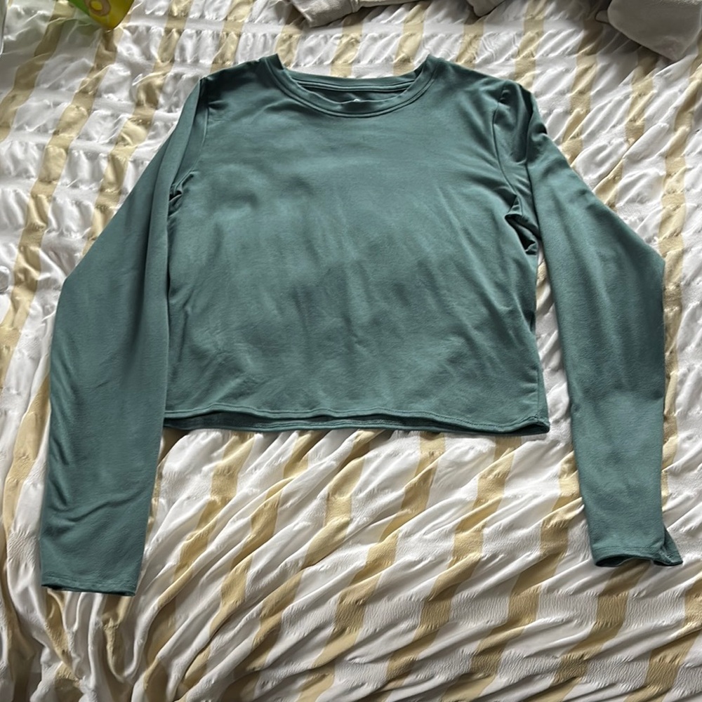 Women's Long Sleeve Green Top